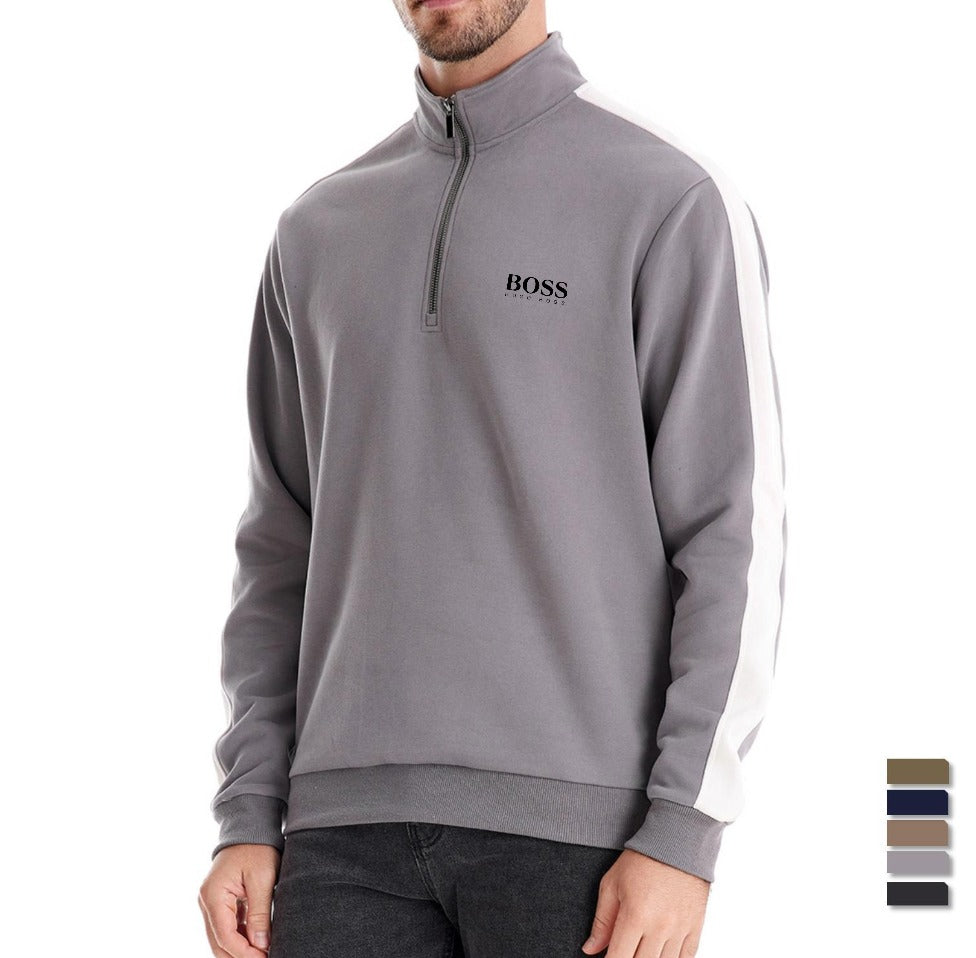 Casual Dry-Flex Quarter-Zip Sweater for Men