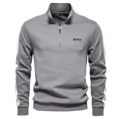 Casual Dry-Flex Quarter-Zip Sweater for Men