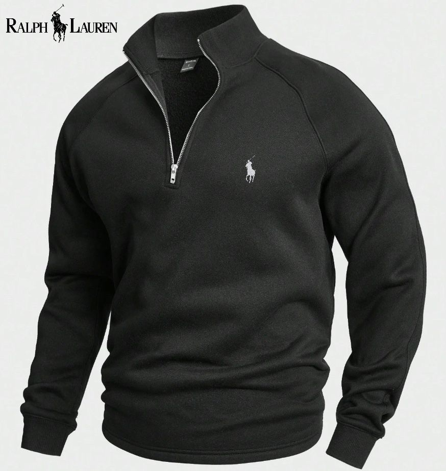 Cotton Half-Zip Jumper