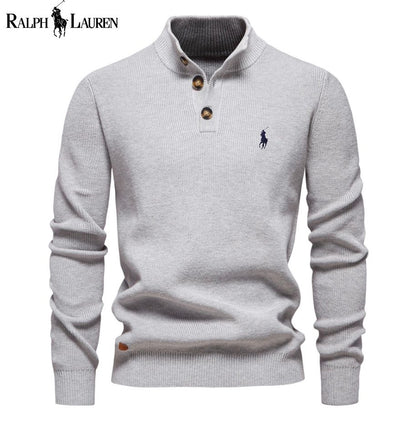 RL™ Buttoned Collar Pullover – Classic & Stylish