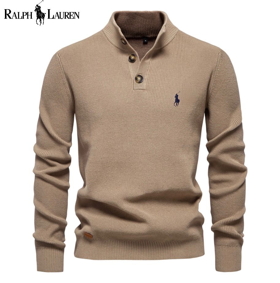 RL™ Buttoned Collar Pullover – Classic & Stylish