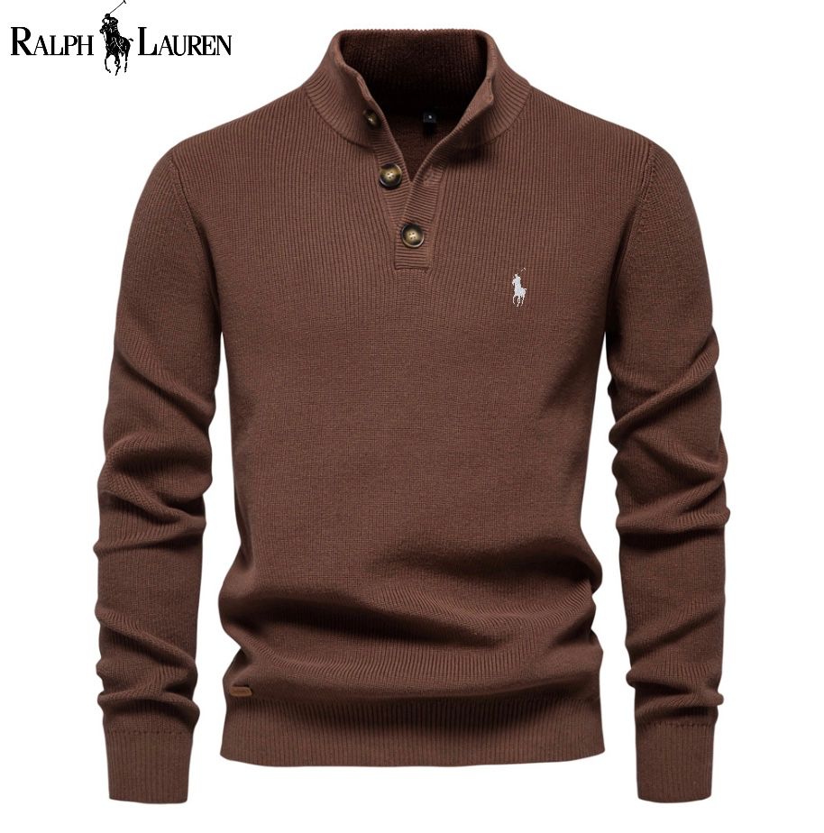 RL™ Buttoned Collar Pullover – Classic & Stylish