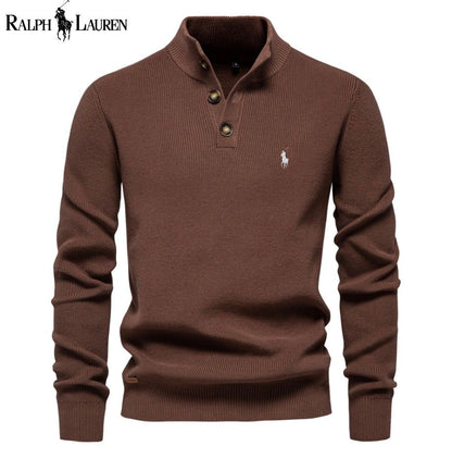 RL™ Buttoned Collar Pullover – Classic & Stylish