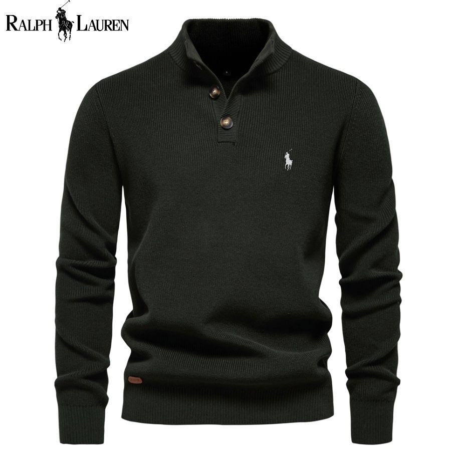 RL™ Buttoned Collar Pullover – Classic & Stylish