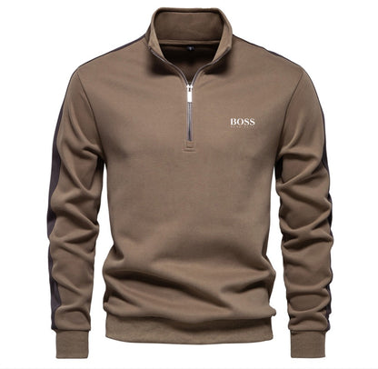 Casual Dry-Flex Quarter-Zip Sweater for Men