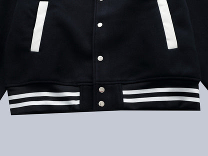 Black and White Varsity Jacket - RL™